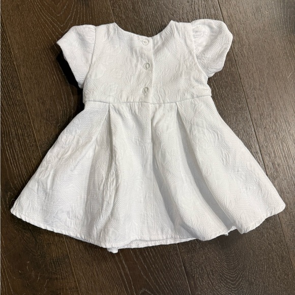Rare Editions Elegant White Baby Dress - Picture 3 of 5